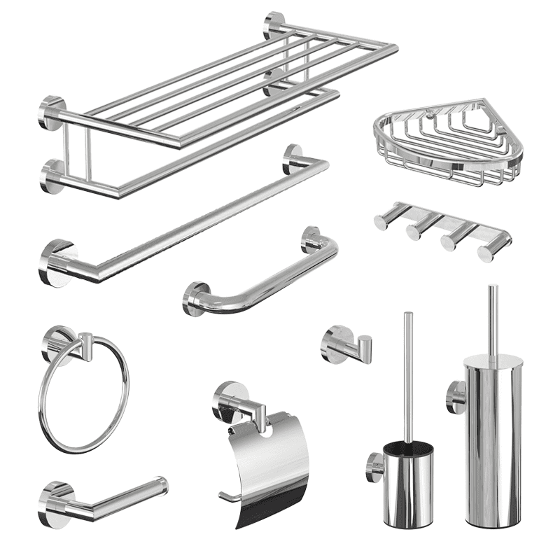 Modern Chrome Bathroom Hardware Set Stainless Steel 304 Towel Rack Customized Hotel Wall Mount Hooks Bathroom Accessories Set Modern Chrome Bathroom Hardware Set Stainless Steel Modern Chrome Bathroom Hardware Set Stainless Steel 304 Towel Rack Customized Hotel Wall Mount Hooks Bathroom Accessories Set