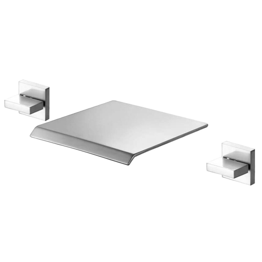 Modern Chrome Finish 200mm Waterfall Faucet Wall Mounted 3 Hole Dual Handle Hot Cold Water Brass Wash Basin Tap Modern Chrome Finish 200mm Waterfall Faucet Wall Modern Chrome Finish 200mm Waterfall Faucet Wall Mounted 3 Hole Dual Handle Hot Cold Water Brass Wash Basin Tap