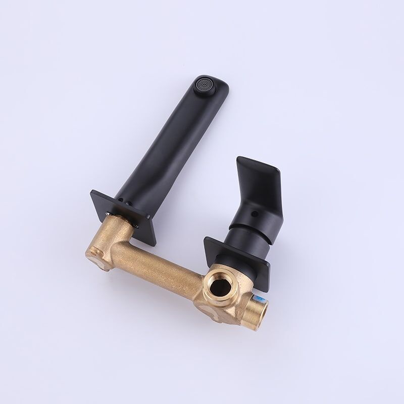 Wholesale Modern Design Bathroom Wall Mounted Metal Concealed Basin Mixer Tap Brass Wash Basin Faucets Modern Design Bathroom Wall Mounted Metal Concealed Basin Mixer Tap Brass Wash Basin Faucet 10 Wholesale Modern Design Bathroom Wall Mounted Metal Concealed Basin Mixer Tap Brass Wash Basin Faucets - Image 8