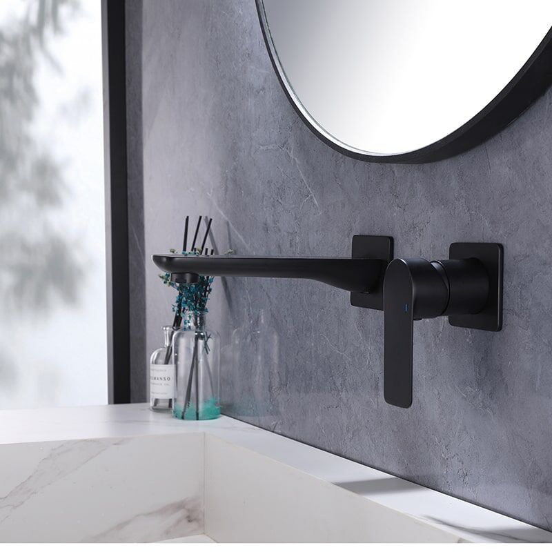 Wholesale Modern Design Bathroom Wall Mounted Metal Concealed Basin Mixer Tap Brass Wash Basin Faucets Modern Design Bathroom Wall Mounted Metal Concealed Basin Mixer Tap Brass Wash Basin Faucet 2 Wholesale Modern Design Bathroom Wall Mounted Metal Concealed Basin Mixer Tap Brass Wash Basin Faucets - Image 2