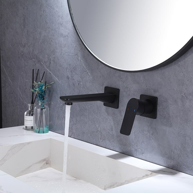Wholesale Modern Design Bathroom Wall Mounted Metal Concealed Basin Mixer Tap Brass Wash Basin Faucets Modern Design Bathroom Wall Mounted Metal Concealed Basin Mixer Tap Brass Wash Basin Faucet 3 Wholesale Modern Design Bathroom Wall Mounted Metal Concealed Basin Mixer Tap Brass Wash Basin Faucets - Image 3