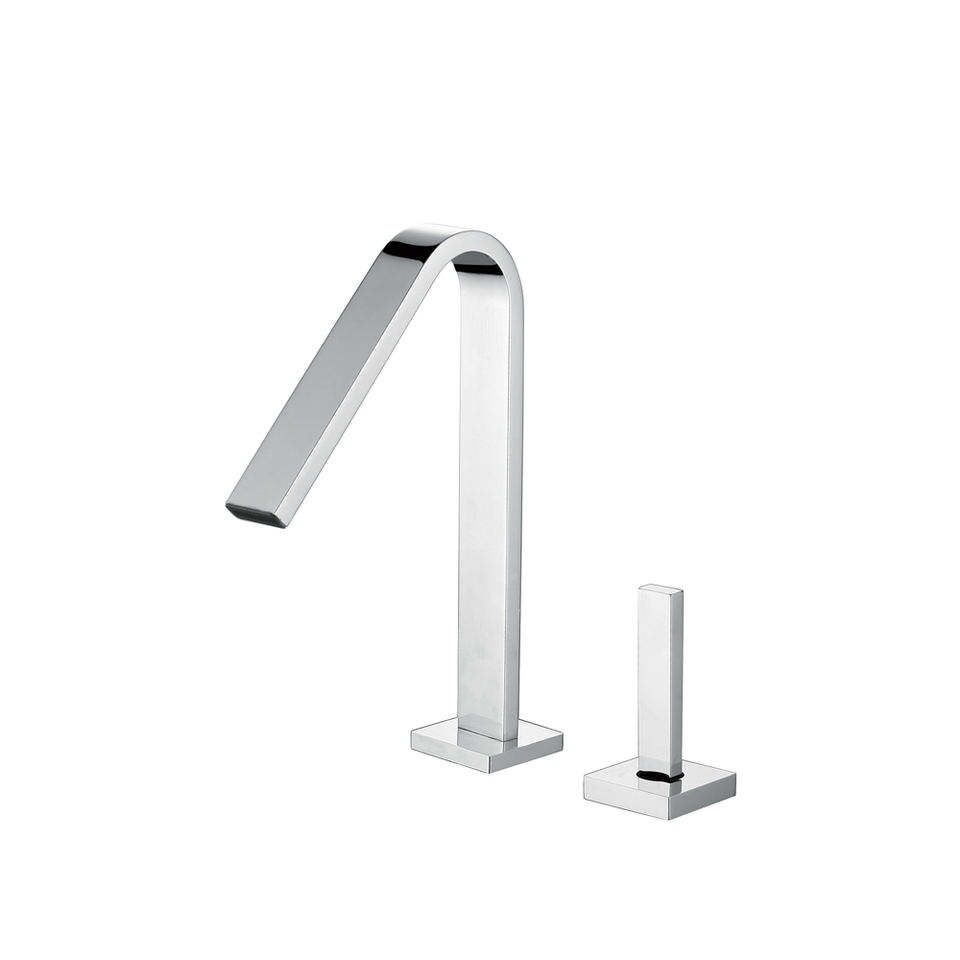 Modern Hot Cold Water Supply Deck Mounted 2 Hole One Handle Chrome Brass Lavatory Wash Basin Mixer Modern Hot Cold Water Supply Deck Mounted Modern Hot Cold Water Supply Deck Mounted 2 Hole One Handle Chrome Brass Lavatory Wash Basin Mixer