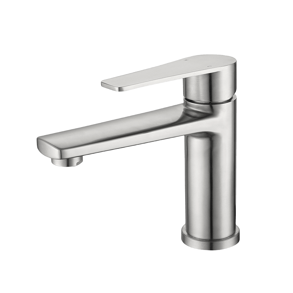 Modern Luxury Hotel Project Deck Mounted Basin Faucet High Quality Brushed Nickel Brass Single Hole Ceramic Valve Core Modern Luxury Hotel Project Deck Mounted Basin Modern Luxury Hotel Project Deck Mounted Basin Faucet High Quality Brushed Nickel Brass Single Hole Ceramic Valve Core
