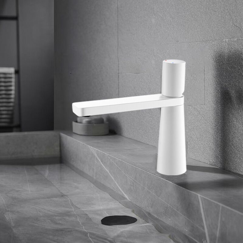 Modern Vanity Faucet Matte White Wash Basin Faucet Single Handle Deck Mounted Brass Bathroom Sink Tap Modern Vanity Faucet Matte White Wash Basin Modern Vanity Faucet Matte White Wash Basin Faucet Single Handle Deck Mounted Brass Bathroom Sink Tap