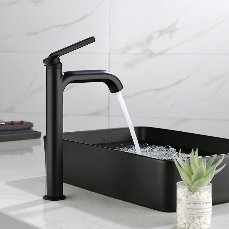 Modern Wash Basin Faucet Matte Black Lavatory Vanity Faucet Brass Tall Single Handle Bathroom Sink Faucet Modern Wash Basin Faucet Matte Black Lavatory Modern Wash Basin Faucet Matte Black Lavatory Vanity Faucet Brass Tall Single Handle Bathroom Sink Faucet