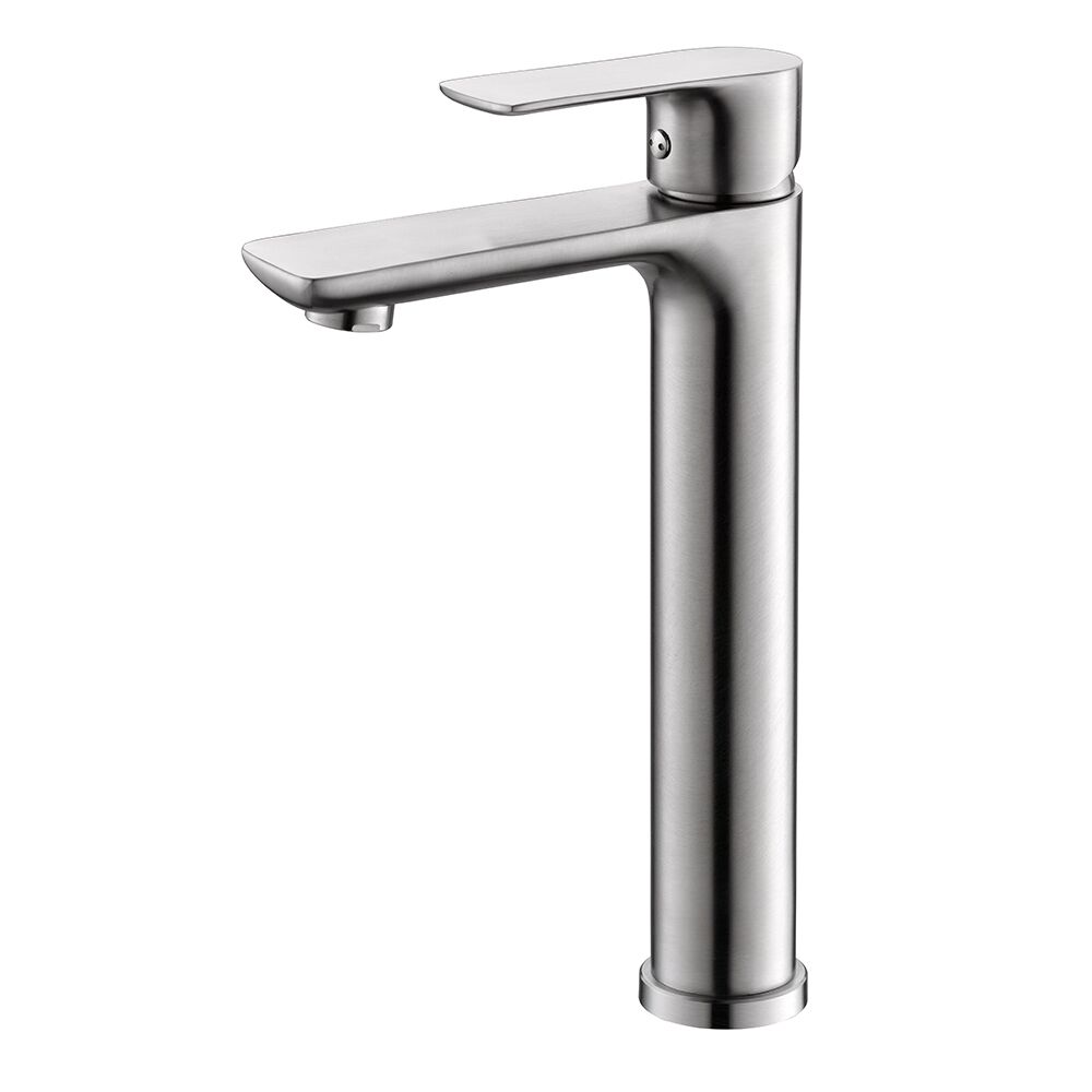 New Classic Style Single Handle Blushed Nickel Finished Hot and Cold Bathroom Brass Basin Faucet Tap New Classic Style Single Handle Blushed Nickel New Classic Style Single Handle Blushed Nickel Finished Hot and Cold Bathroom Brass Basin Faucet Tap