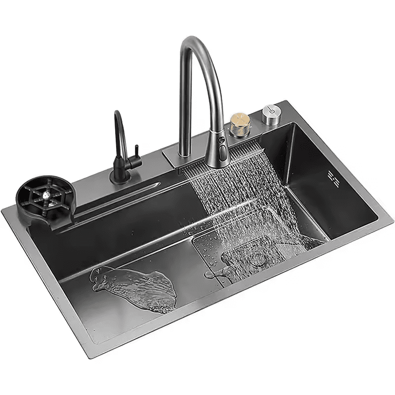 Stainless Steel 304 Kitchen Sink Factory Manufacturer Super Large Single Sink Nano Kitchen Sink OSONOE Stainless Steel 304 Kitchen Sink Stainless Steel 304 Kitchen Sink Factory Manufacturer Super Large Single Sink Nano Kitchen Sink