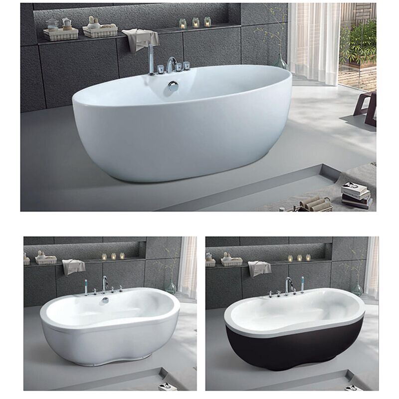 Luxury Claw-Feet Freestanding Acrylic Massage Bathtubs Round bathtub smart Control system massage bathtub Cheap Free Standing Bathtub,Jet Tub,Freestanding Bath