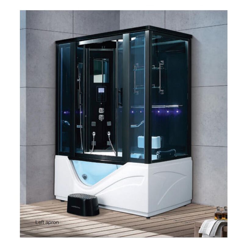 Luxury Bathroom Massage Shower Units Steam Hydro Massage Steam Shower Cabin Spa Hydro Massage Shower Room,Steam Box Shower Room Combined