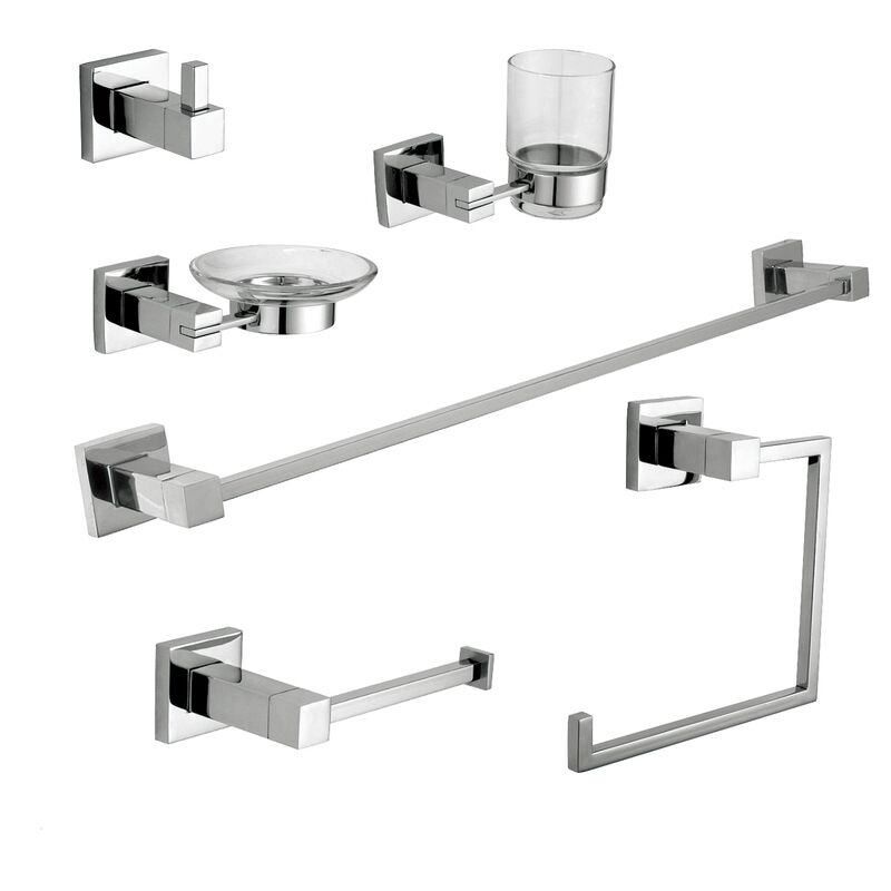 Square Design Hotel Project Stainless Steel 304 Modern Sanitary Fittings Bathroom Accessories Towel Rack Robe Hooks Set Square Design Hotel Project Stainless Steel Square Design Hotel Project Stainless Steel 304 Modern Sanitary Fittings Bathroom Accessories Towel Rack Robe Hooks Set