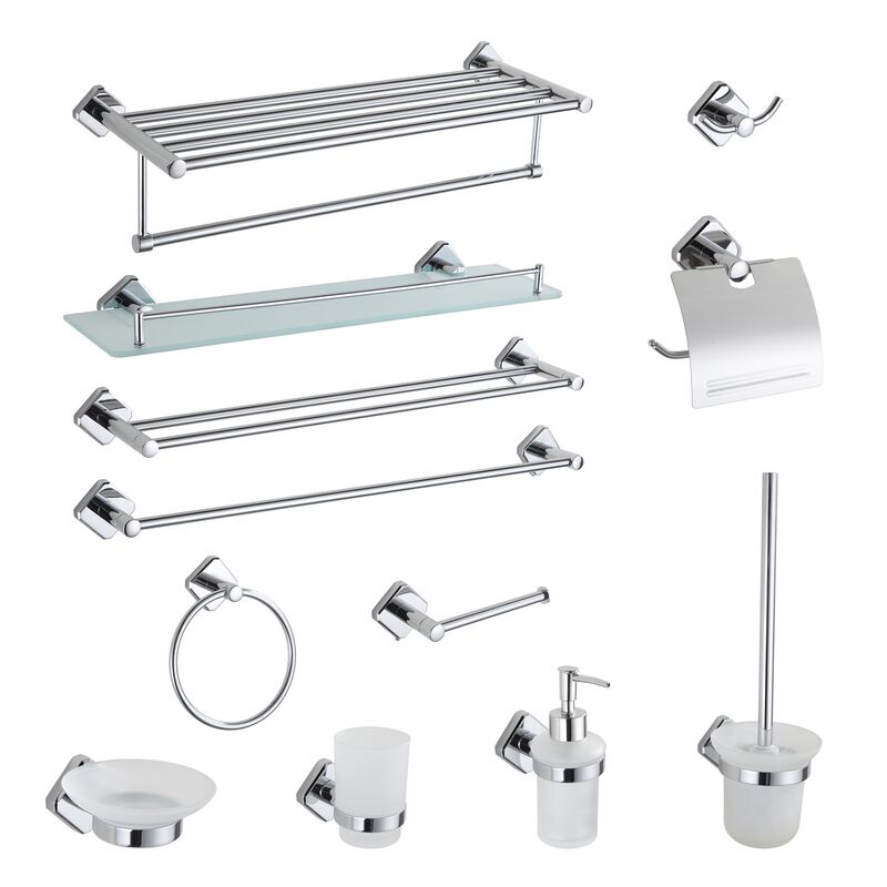 Square Designwall Mounted Modern Bathroom Hardware Accessories Set Square Designwall Mounted Modern Bathroom Hardware Square Designwall Mounted Modern Bathroom Hardware Accessories Set