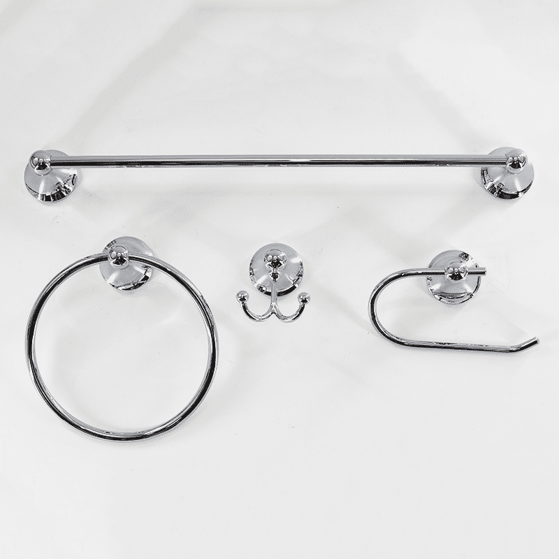 Stainless Steel Chrome 4 PCS Bathroom Accessories Luxury Set Bathroom Hardware Set Bathroom Accessories Set Stainless Steel Chrome 4 PCS Bathroom Stainless Steel Chrome 4 PCS Bathroom Accessories Luxury Set Bathroom Hardware Set Bathroom Accessories Set
