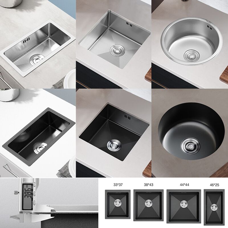 Custom Precise Stamped Kitchen Sink Stamped Metal Double Drainboard Basin 304 Stainless Steel Sink Stainless steel mini sink single sink small kitchen sink balcony bar small single sink 3 Custom Precise Stamped Kitchen Sink Stamped Metal Double Drainboard Basin 304 Stainless Steel Sink - Image 11