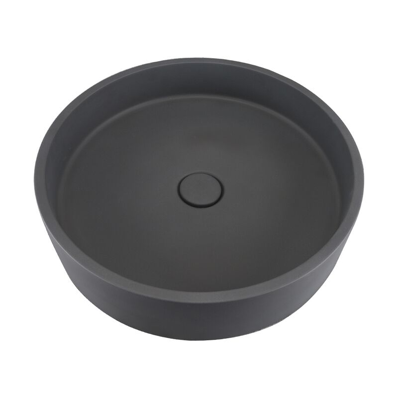 Modern Wash Basin Black Above Counter Bathroom Concrete Sink Villa Modern Wash Basin Black Above Modern Wash Basin Black Above Counter Bathroom Concrete Sink