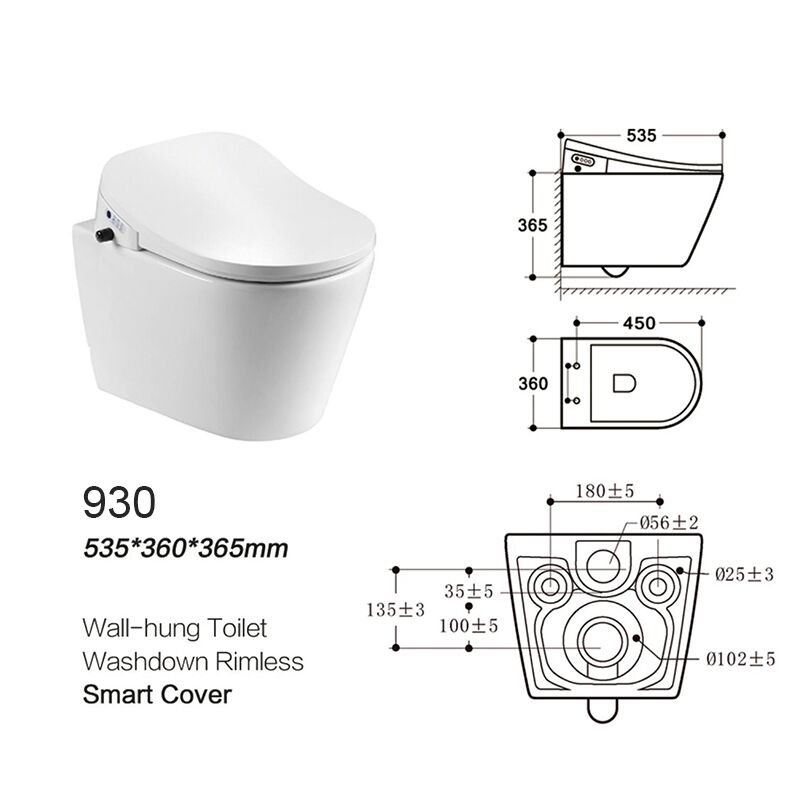Watermark Washdown Porcelain Bathroom Sanitary Ware Wall Hung Toilet Wc Ceramic Closestool Wall Hung Toilet Bidet Bathroom Ceramic Sanitary Ware Watermark Electric WC Foot Bidet Flush Bathroom Wall Hung Toilet