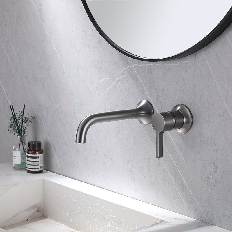 Wholesale Wall Mounted Bathroom Faucet Home Hotel Wall Mounted Basin Sink Faucet Single Handle Faucet Wall Mounted Bathroom Faucet 2 Wholesale Wall Mounted Bathroom Faucet Home Hotel Wall Mounted Basin Sink Faucet Single Handle Faucet - Image 3