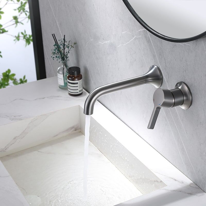 Wholesale Wall Mounted Bathroom Faucet Home Hotel Wall Mounted Basin Sink Faucet Single Handle Faucet Wall Mounted Bathroom Faucet 6 Wholesale Wall Mounted Bathroom Faucet Home Hotel Wall Mounted Basin Sink Faucet Single Handle Faucet - Image 6