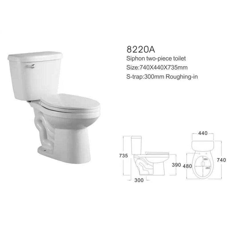 Wholesale Cheap Floor Mounted Ceramic Wc Water Closet Bathroom Commode Washdown 2 Piece Toilet Wholesale Ceramic Toilets Bathroom Sanitary Ware Ceramic Washdown 2 Piece Toilet 04 8220A Wholesale Cheap Floor Mounted Ceramic Wc Water Closet Bathroom Commode Washdown 2 Piece Toilet - Image 5