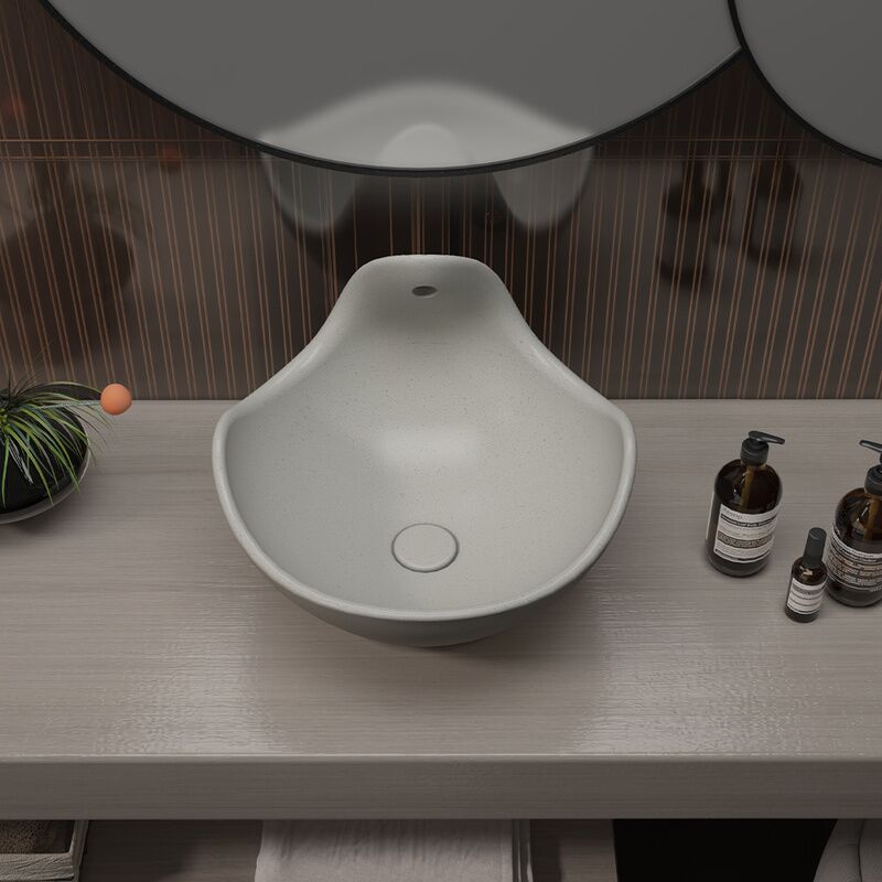 Wholesale Hotel CUPC Bathroom Vanity Wash Basin Concrete Intelligent Induction Effluent Irregular Shape Sink Wholesale Hotel CUPC Bathroom Vanity Wash Wholesale Hotel CUPC Bathroom Vanity Wash Basin Concrete Intelligent Induction Effluent Irregular Shape Sink