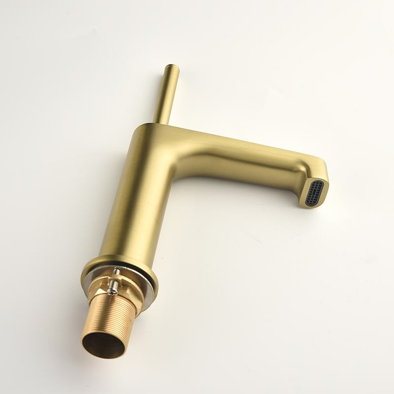 Wholesale High Quality Single Handle Bathroom Faucet Mixer Vanity Copper Sink Water Tap Faucet For Bathroom Wholesale Modern Luxury Hotel Bathroom Brass Black Gold Single Hole Water Basin Sink Vanity Faucet Mixer Tap 3 Wholesale High Quality Single Handle Bathroom Faucet Mixer Vanity Copper Sink Water Tap Faucet For Bathroom - Image 22