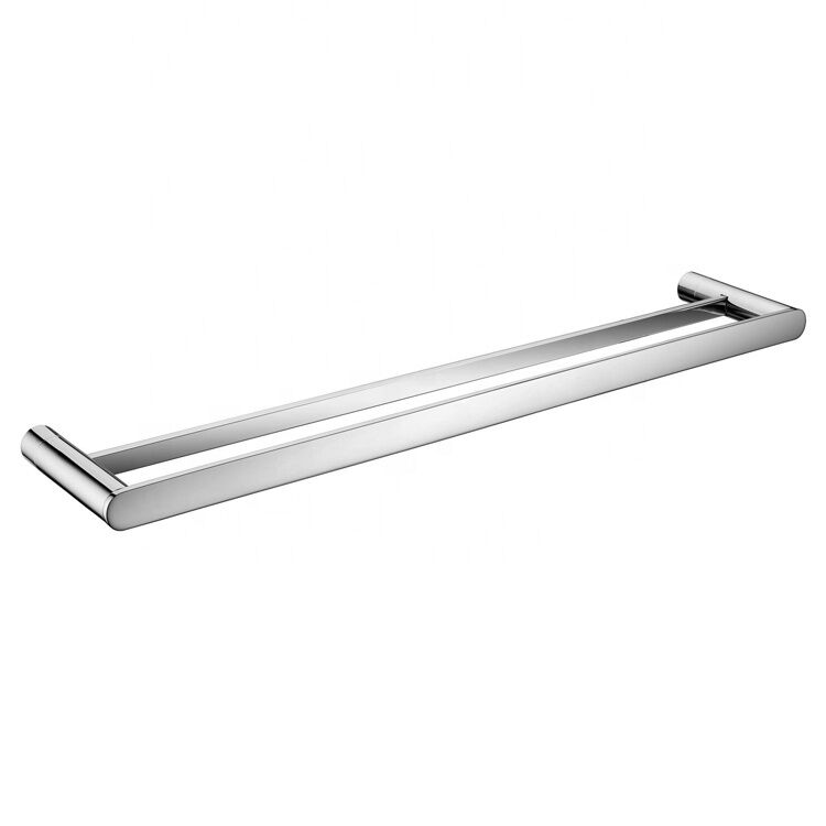 Wholesale Round Double Towel Rail Wall Mounted Towel Shelf Holder Bathroom Hotel Stainless Steel Bar Towel Rack Wholesale Round Double Towel Rail Wall Wholesale Round Double Towel Rail Wall Mounted Towel Shelf Holder Bathroom Hotel Stainless Steel Bar Towel Rack