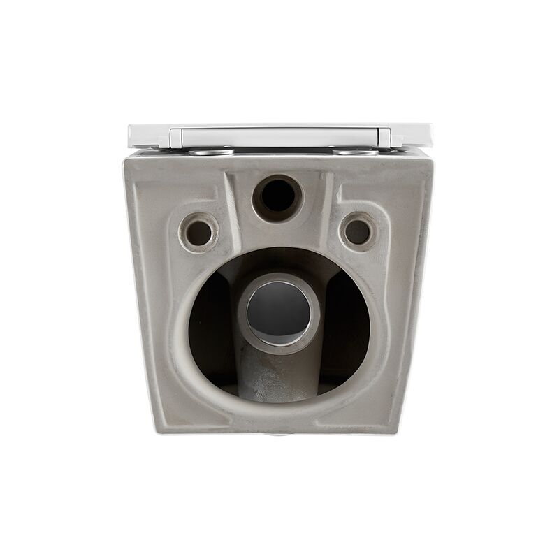 High quality ceramic square ceramic washdown rimless wall hung toilet Wholesale washdown porcelain bathroom sanitary ware wall hung toilet 4 High quality ceramic square ceramic washdown rimless wall hung toilet - Image 3
