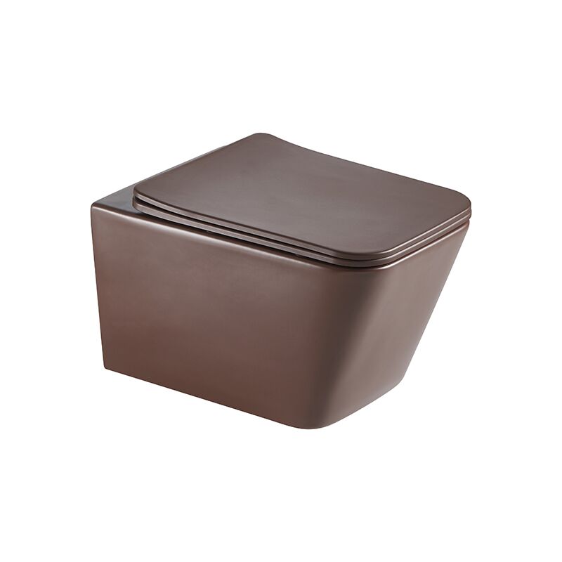 High quality ceramic square ceramic washdown rimless wall hung toilet Wholesale washdown porcelain bathroom sanitary ware wall hung toilet 8 High quality ceramic square ceramic washdown rimless wall hung toilet - Image 6