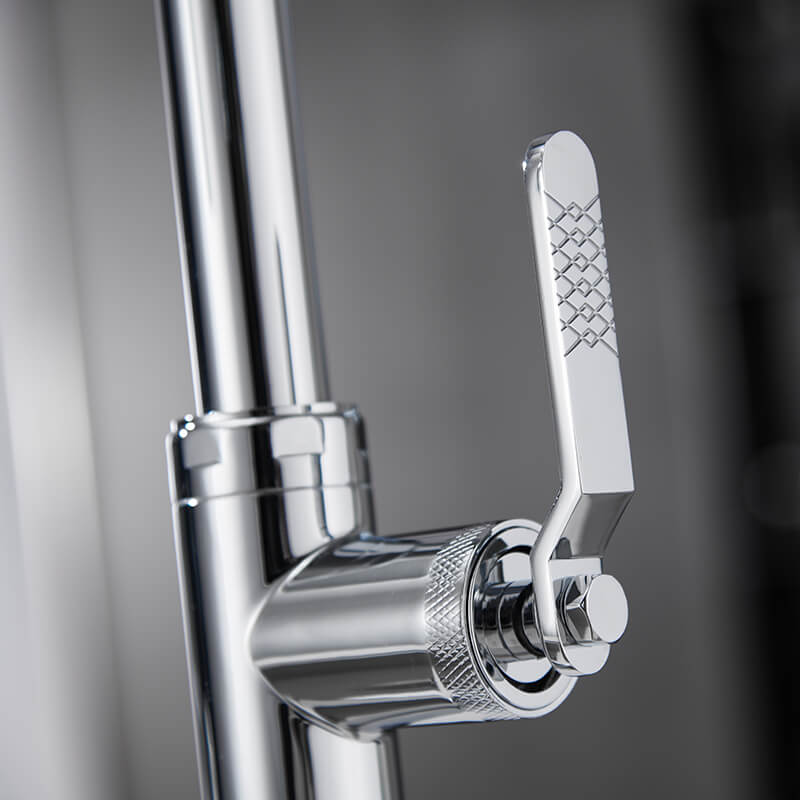 Modern Brushed Pull Out Kitchen Faucet Sink Faucet Single Handle Kitchen Mixer Kitchen Taps Hot and Cold Water gold plated faucets kitchen mixer faucet american kitchen faucet-faucets kitchen sinks