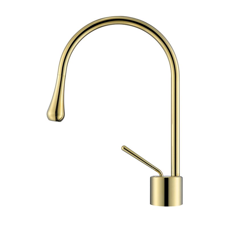 Luxury Golden Single Handle Washbasin Water Tap Sink Mixer Taps Faucets Brass Bathroom Basin Faucet golden taps luxury tap cupc brass glory gold vanity wash basin faucet