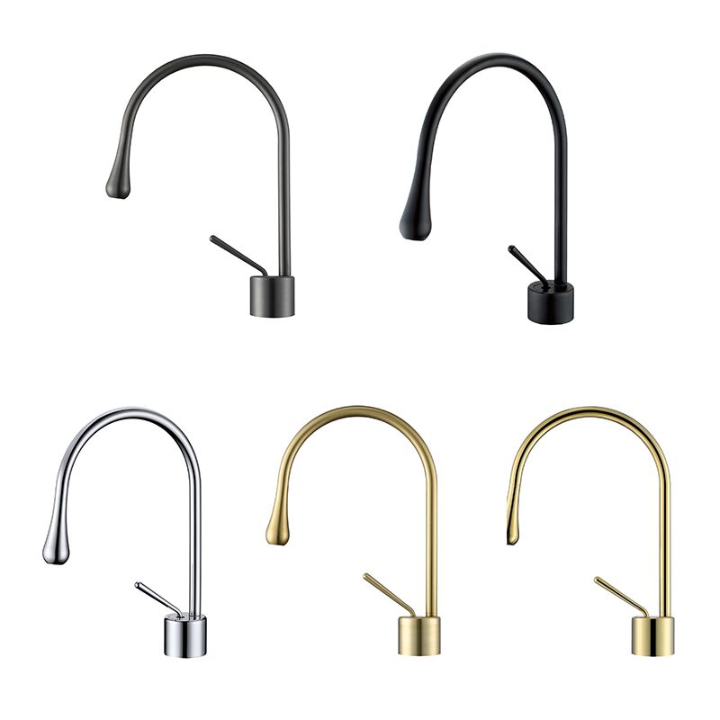 Luxury Golden Single Handle Washbasin Water Tap Sink Mixer Taps Faucets Brass Bathroom Basin Faucet watermark mixer tap luxury wash vanity faucet