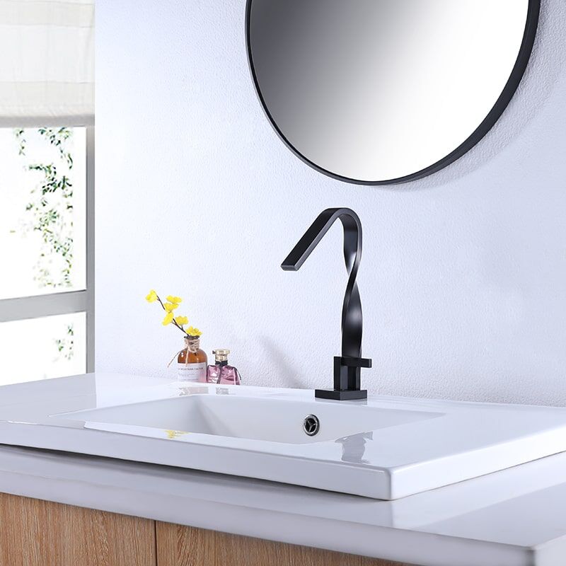 Wholesale Sanitary Ware Faucet Brass Distorted Waterfall Sink Faucets wholesale sanitary ware Faucet Brass Distorted Waterfall Basin Faucet 3 Wholesale Sanitary Ware Faucet Brass Distorted Waterfall Sink Faucets - Image 3