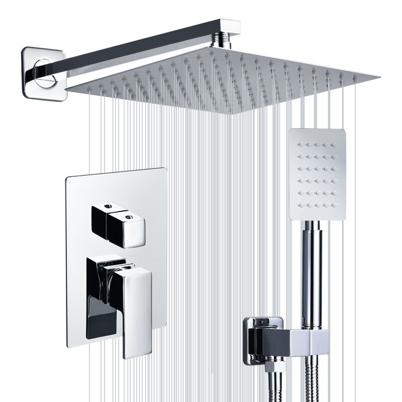 China shower faucet manufacturer wholesale wall mount rainfall chrome waterfall bathroom shower faucet Concealed shower set China shower faucet manufacturer wholesale wall mount rainfall chrome waterfall bathroom shower faucet Concealed shower set 1 SW004 Fabricante de grifos de ducha de China, venta al por mayor, montaje en pared, lluvia, cascada cromada, grifo de ducha para baño, juego de ducha oculto