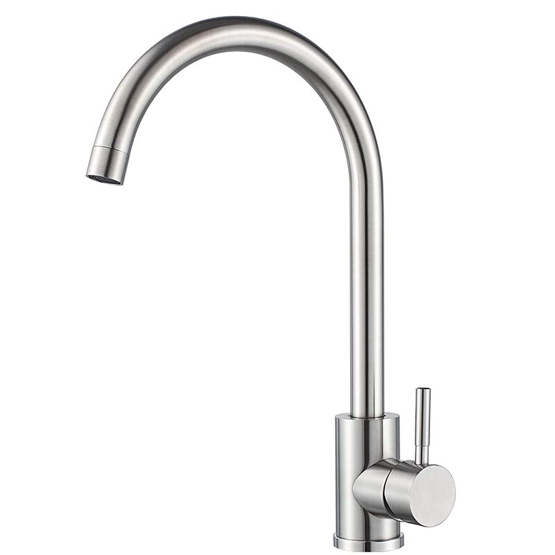 Factory cheap price 304 stainless steel water saving kitchen faucet single handle 360 degree swivel hot and cold kitchen sink faucets Factory cheap price 304 stainless steel water saving kitchen faucet single handle 360 degree swivel hot and cold kitchen sink faucets 1 MP0225 Factory cheap price 304 stainless steel water saving kitchen faucet single handle 360 degree swivel hot and cold kitchen sink faucets