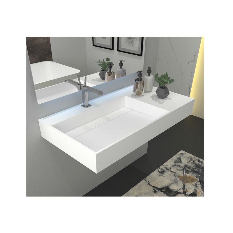 Bathroom Marble Vessel Vanity Single Bowl Sink Vitreous China Art Basin Lavatorios Wall Hung Basi 2024 Rectangle Bathroom Marble Vessel Vanity Bathroom Marble Vessel Vanity Single Bowl  Sink Vitreous China Art Basin Lavatorios Wall Hung Basi