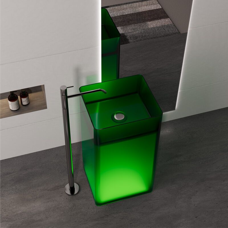 Crystal clear Transparent Basin square Freestanding Wash Basin with Floor Bathroom Sinks Crystal clear Transparent Basin square Freestanding Wash 1.jpg 800x800 1 Crystal clear Transparent Basin square Freestanding Wash Basin with Floor Bathroom Sinks
