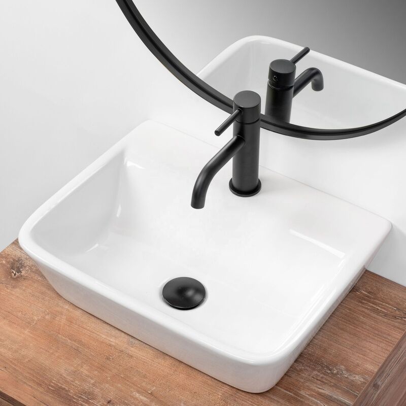 Customized Modern Ceramic Bathroom Sink Rectangular Shape Toilet Hand Wash Basins Customized Modern Ceramic Bathroom Sink Rectangular Customized Modern Ceramic Bathroom Sink Rectangular Shape Toilet Hand Wash Basins