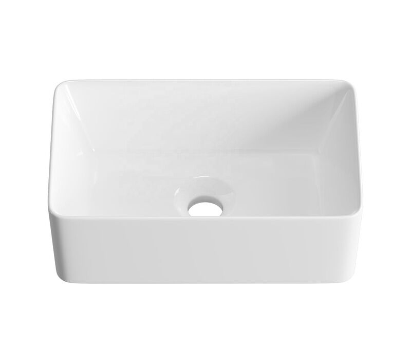 Glossy White Ceramic Rectangular Bathroom Sink Countertop Small Size Art Basin for Hand Wash Glossy White Ceramic Rectangular Bathroom Sink Glossy White Ceramic Rectangular Bathroom Sink Countertop Small Size Art Basin for Hand Wash