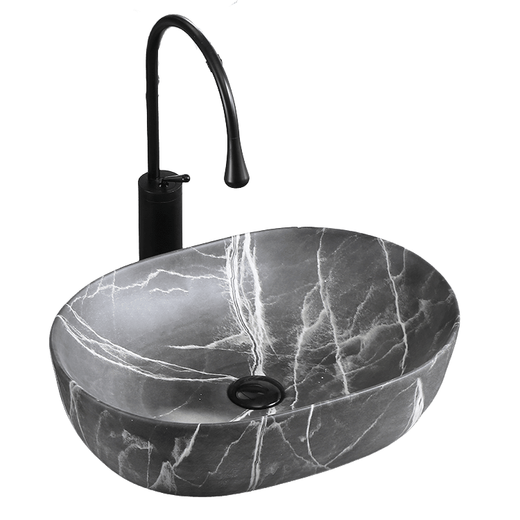 Grey Marble Modern Design Bathroom Basin High Quality Ceramic Sanitary Ware Washroom Sinks Grey Marble Modern Design Bathroom Basin Grey Marble Modern Design Bathroom Basin High Quality Ceramic Sanitary Ware Washroom Sinks