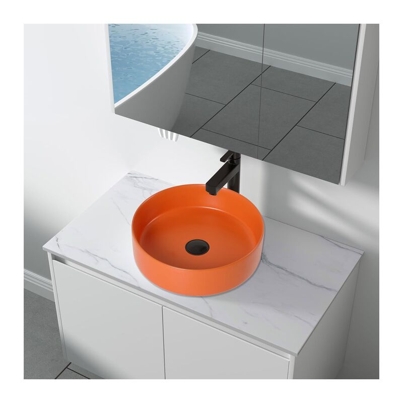 Hot Selling Above Counter Basin Round Small Colorful Ceramic Glazing Hand Washing Sinks for Villa Hot Selling Above Counter Basin Round Hot Selling Above Counter Basin Round Small Colorful Ceramic Glazing Hand Washing Sinks for Villa