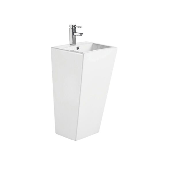 Hotsale Chaouzhou Factory square Freestand Ceramic Bathroom Pedestal Hand Wash Sink Basin Hotsale Chaouzhou Factory square Freestand Ceramic Hotsale Chaouzhou Factory square Freestand Ceramic  Bathroom  Pedestal Hand Wash Sink  Basin