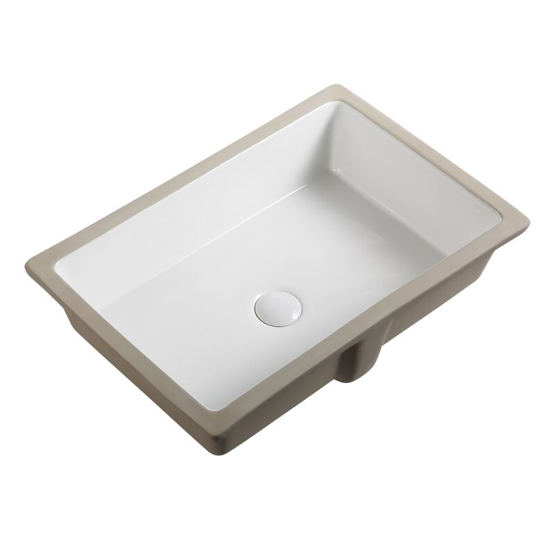 Large-Capacity Embedded Ceramic Stone Single Basin Deepened Flat-Bottomed Square Under-Counter Wash Sink Hotel School Washroom Large Capacity Embedded Ceramic Stone Single Large-Capacity Embedded Ceramic Stone Single Basin Deepened Flat-Bottomed Square Under-Counter Wash Sink Hotel School Washroom