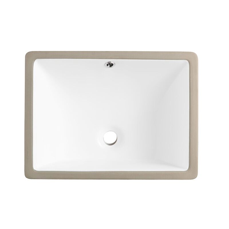 Lavabo Above-Counter Hand Wash Sink Modern Rectangular Ceramic Basin for Home Apartment Lavabo Above Counter Hand Wash Sink Lavabo Above-Counter Hand Wash Sink Modern Rectangular Ceramic Basin for Home Apartment