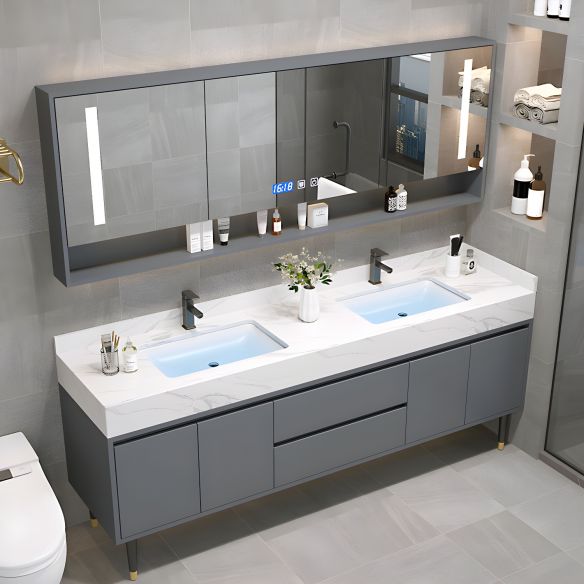 High Quality Sintered Stone Wall Hung Solid Wood Bathroom Cabinet MP BC 1078 High Quality Sintered Stone Wall Hung Solid Wood Bathroom Cabinet High Quality Sintered Stone Wall Hung Solid Wood Bathroom Cabinet