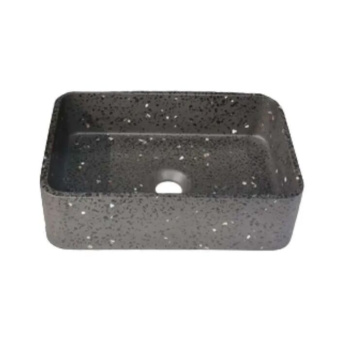 China Sanitary Ware Caproni Above Counter Basin Terrazo Black MP BS 1016 China Sanitary Ware Factory Wholesale Caproni Above Counter Basin Terrazo Black China Sanitary Ware Caproni Above Counter Basin Terrazo Black