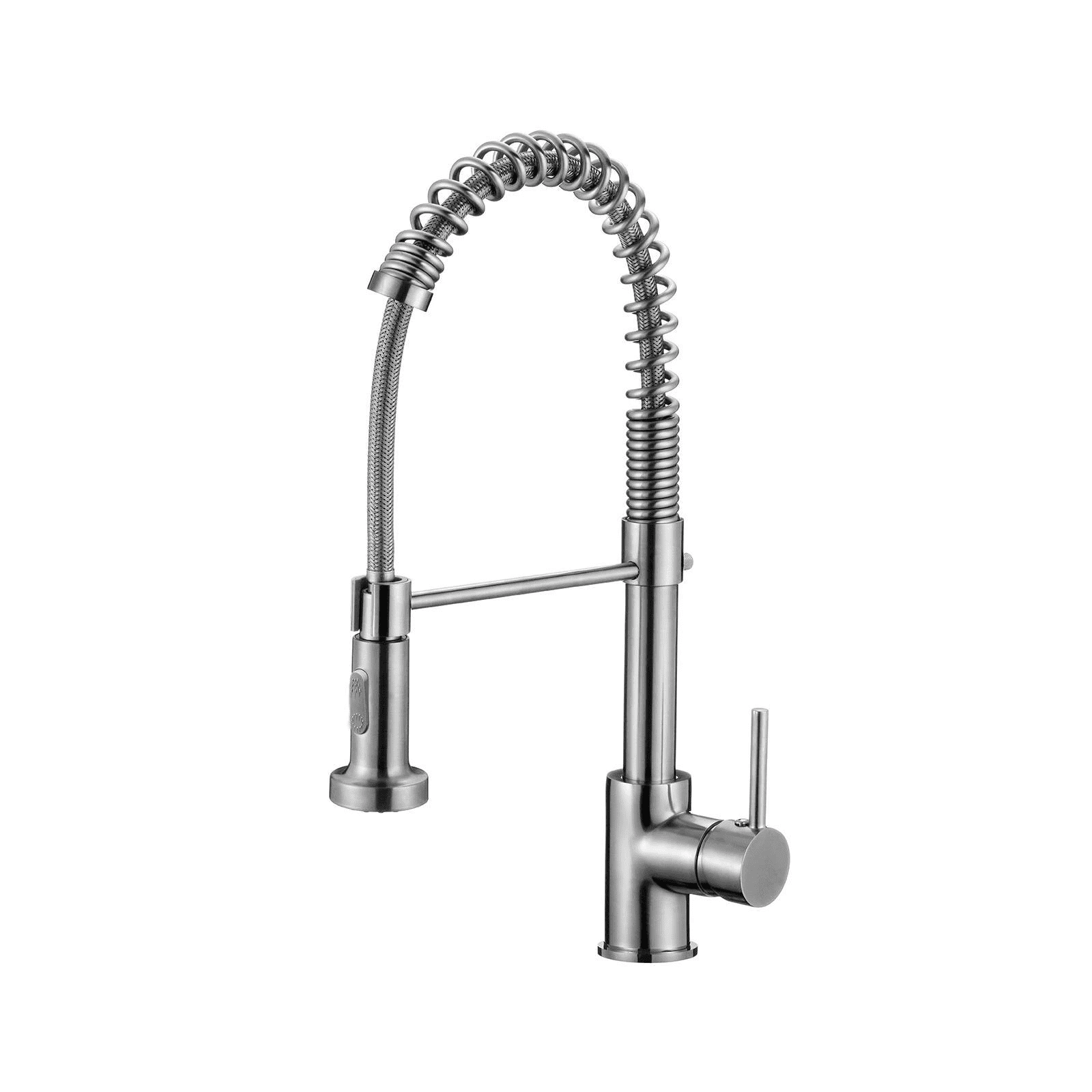 Single Hole Stainless Steel Pull Down Kitchen Faucet MP KF 1040 Single Hole Stainless Steel Pull Down Kitchen Faucet Single Hole Stainless Steel Pull Down Kitchen Faucet
