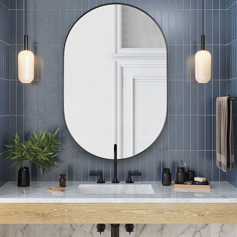 High Quality Aluminium Frame Oval Capsule Mirror MP LM 1072 High Quality Aluminium Frame Oval Capsule Mirror High Quality Aluminium Frame Oval Capsule Mirror