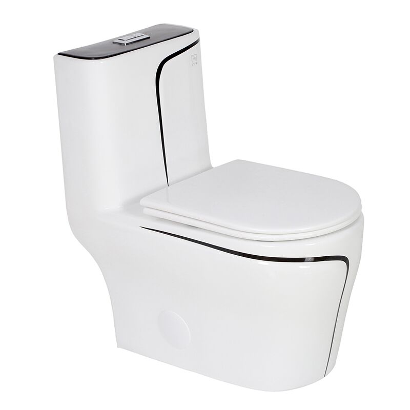 Luxury and Modern High end Diamond Shape White With Black Line Toilet MP OR 2113 Luxury and Modern High end Diamond Shape White With Black Line Toilet Bentuk Berlian Tinggi Mewah dan Moden Putih Dengan Tandas Garis Hitam