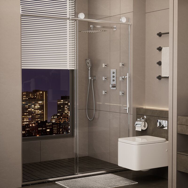 Custom Walk in Sliding Shower Door Shower Rooms Tempered MP SD1016 Custom Walk in Sliding Shower Door Shower Rooms Tempered Custom Walk in Sliding Shower Door Shower Rooms Tempered