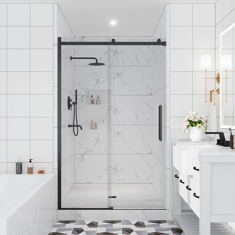 Bathroom Sliding Tempered Glass Shower Door MP SD1036 Bathroom Sliding Tempered Glass Shower Door Bathroom Sliding Tempered Glass Shower Door