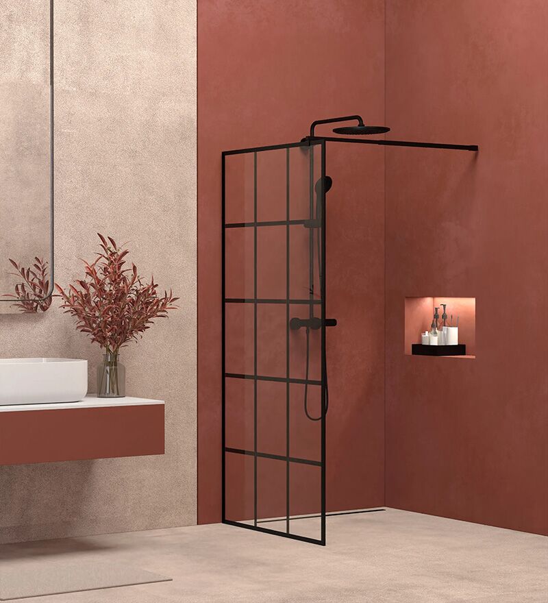 Glass Black Frame Shower Partition Bath Shower Doors MP SD1037 Glass Black Frame Shower Partition Bath Shower Doors Glass Black Frame Shower Partition Bath Shower Doors